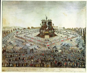 Campamento federal en Lyon, 30 de mayo de 1790
